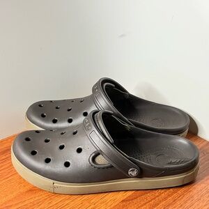 Crocs Unisex Womens Size 10 Mens Size 8 Brown Citilane Clog Slip On Comfort